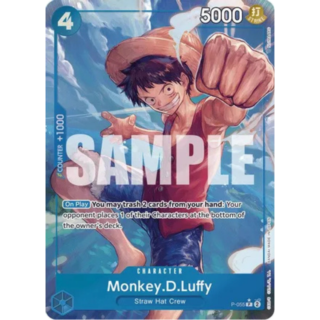 Monkey.D.Luffy (P-055) (Full Art) (P-055) - Premium Booster -The Best- Foil