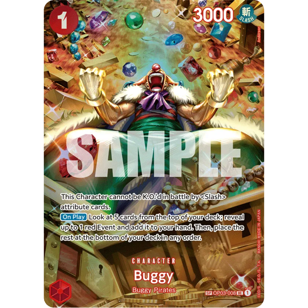 Buggy (SP) (OP03-008) - Wings of the Captain Foil