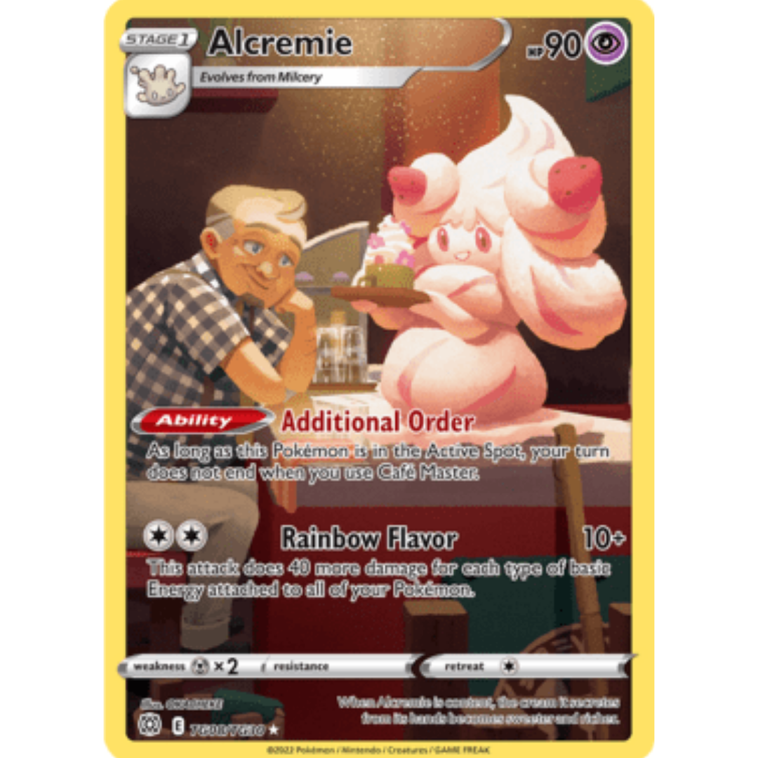 Alcremie TG08  - Holofoil SWSH09 Brilliant Stars Trainer Gallery - Ultra Rare