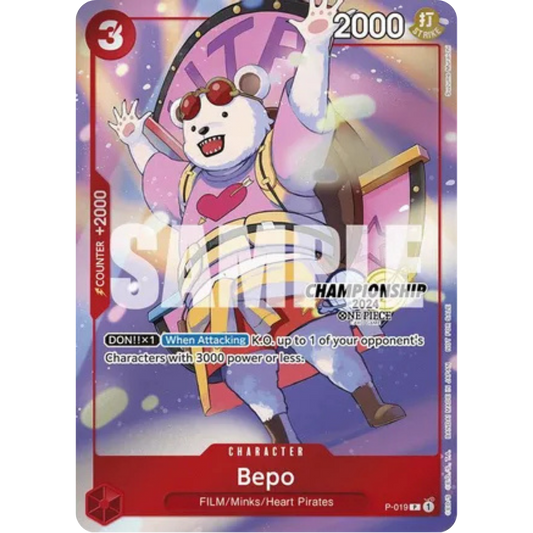 Bepo (CS 2024 Celebration Pack) (P-019) - One Piece Promotion Cards Foil
