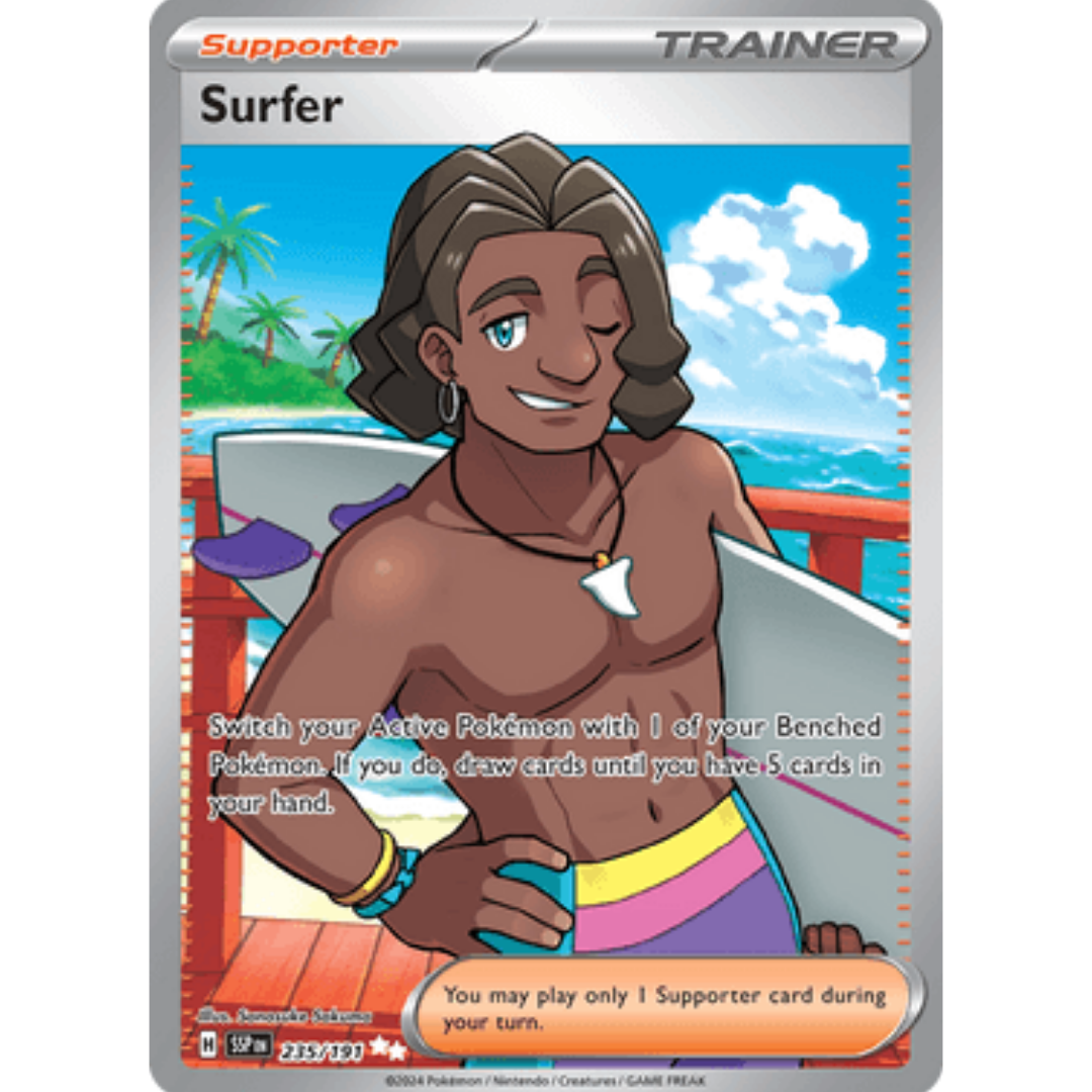 Surfer 235/191  - Holofoil SV08 Surging Sparks - Ultra Rare