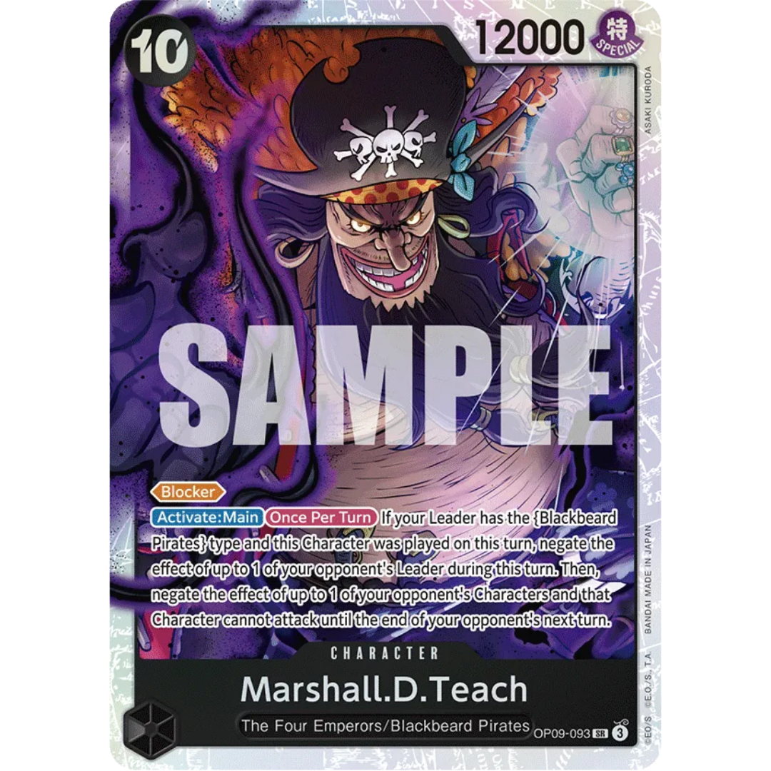 Marshall.D.Teach (093) (OP09-093) - Emperors in the New World Foil