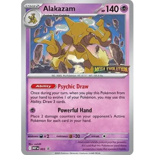 Alakazam 003  ME Mega Evolution Promo - Promo