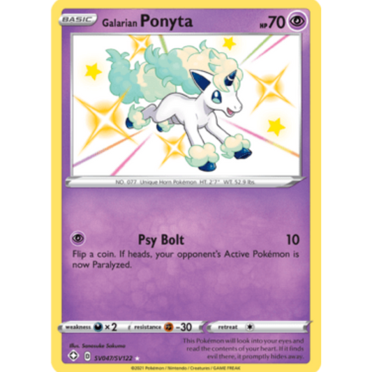 Galarian Ponyta (SV047/SV122) [Sword & Shield: Shining Fates]