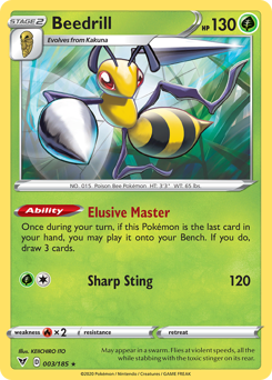 Beedrill 003  SWSH04 Vivid Voltage - Rare