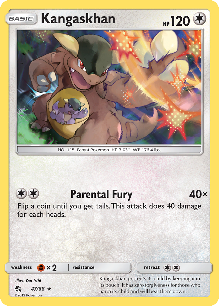 Kangaskhan 047  Hidden Fates - Rare