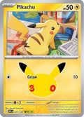Pikachu 031/128  - Holofoil ME 30th Celebration - Pikachu Rare