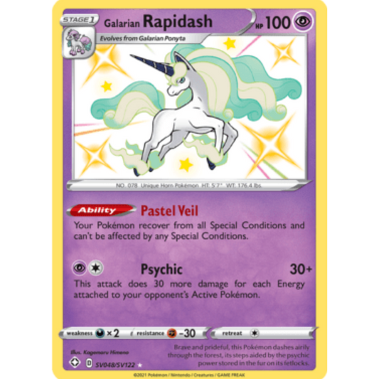 Galarian Rapidash (SV048/SV122) [Sword & Shield: Shining Fates]