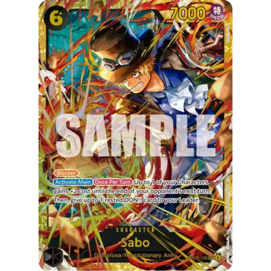 Sabo (120) (SP) (OP13-120) - Carrying On His Will Foil
