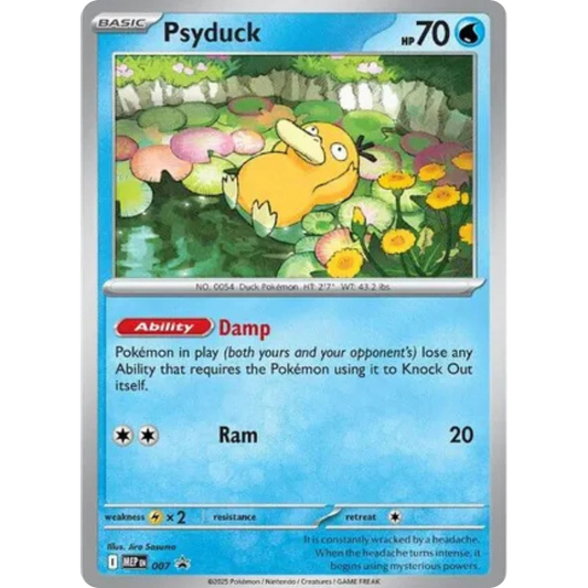 Psyduck 007  - Holofoil ME Mega Evolution Promo - Promo