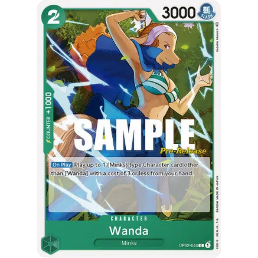 Wanda (OP02-044) - Paramount War Pre-Release Cards
