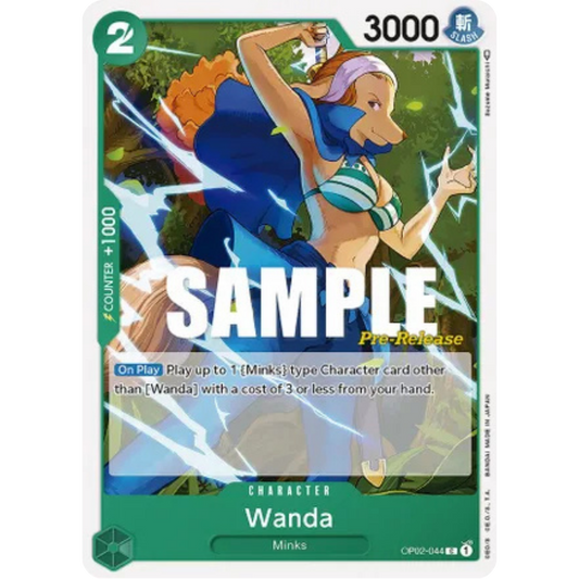 Wanda (OP02-044) - Paramount War Pre-Release Cards