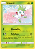 Shaymin 007  - Holofoil Shining Legends - Holo Rare