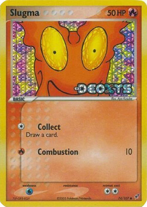 Slugma 074/107  - Reverse Holofoil Deoxys - Common