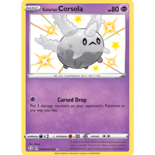 Galarian Corsola (SV049/SV122) [Sword & Shield: Shining Fates]