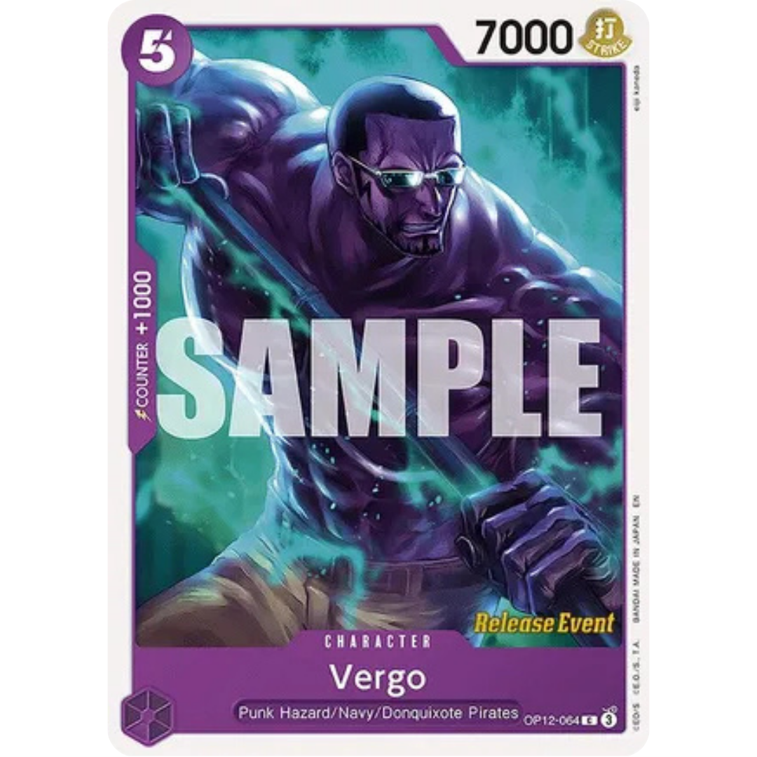 Vergo (OP12-064) - Legacy of the Master Release Event Cards