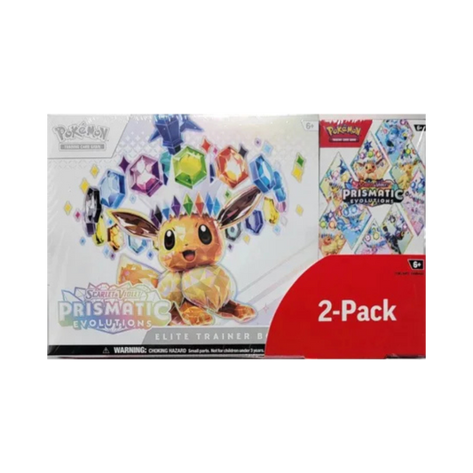 Costco Pokemon Prismatic Evolutions 2-Pack Trainer Box and Booster Bundle