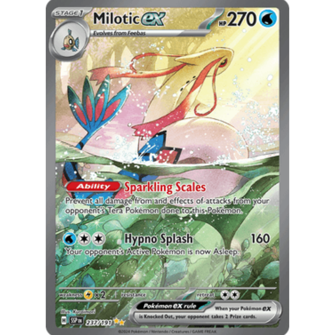 Milotic ex 237/191  - Holofoil SV08 Surging Sparks - Special Illustration Rare