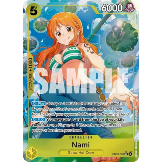 Nami (053) (Alternate Art) (EB03-053) - Extra Booster: One Piece Heroines Edition Foil