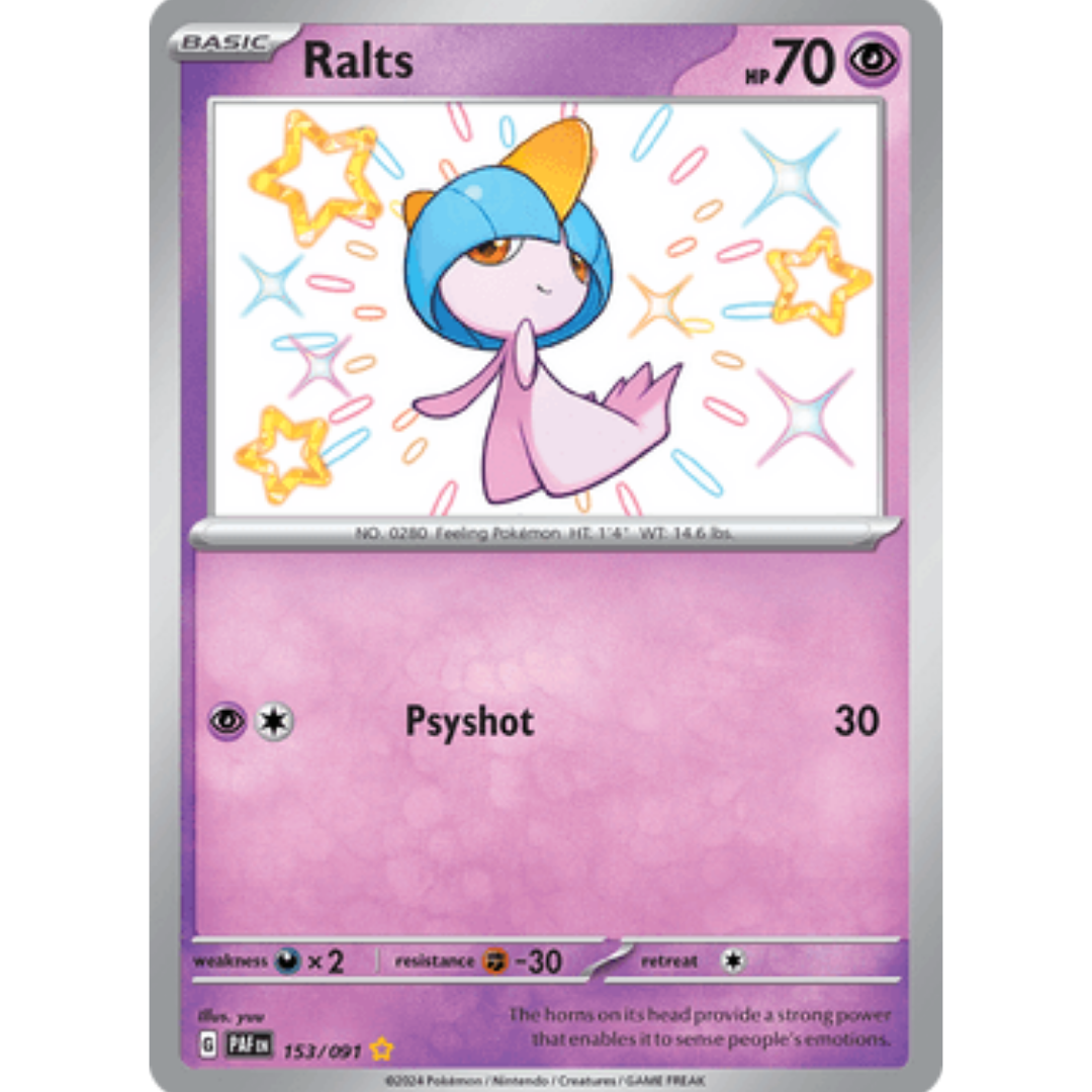 Ralts (153/091) [Scarlet & Violet: Paldean Fates]