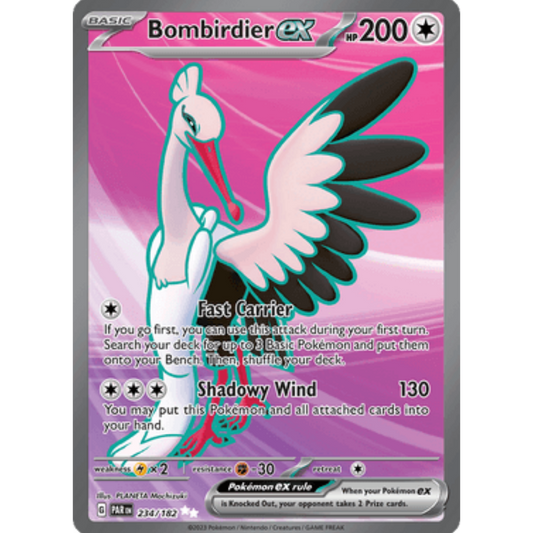 Bombirdier ex 234/182  - Holofoil SV04 Paradox Rift - Ultra Rare