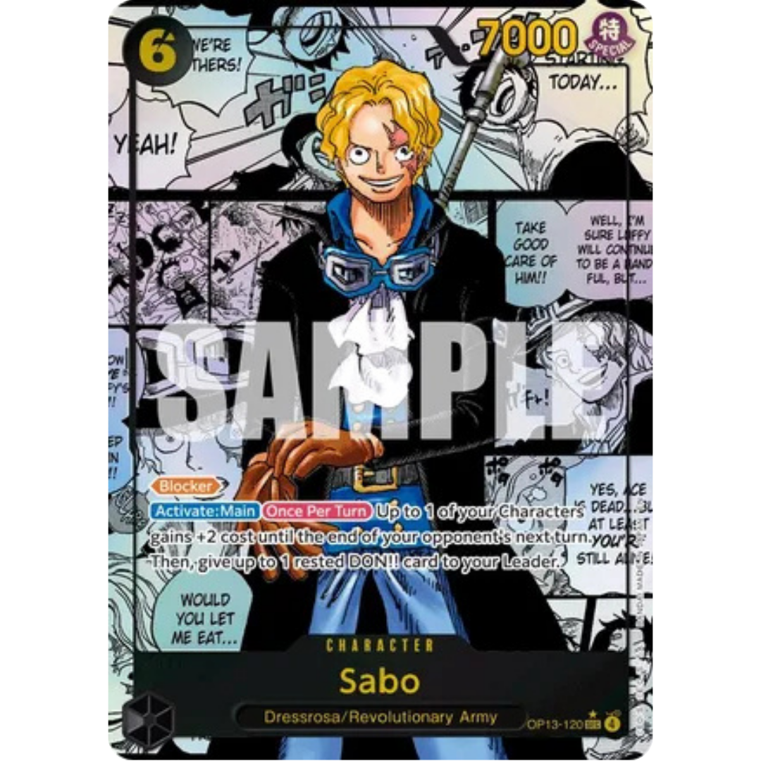 Sabo (120) (Manga) (OP13-120) - Carrying On His Will Foil