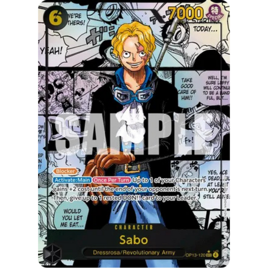 Sabo (120) (Manga) (OP13-120) - Carrying On His Will Foil