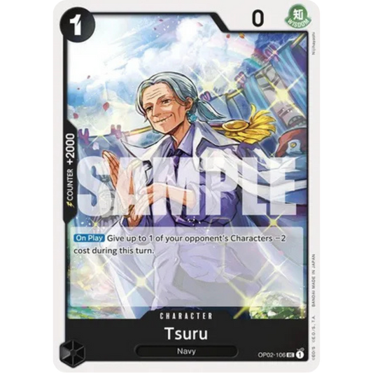 Tsuru (Reprint) (OP02-106) - Premium Booster -The Best-