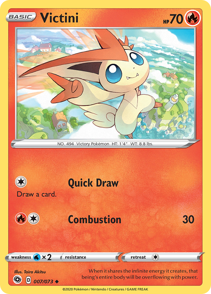 Victini 007  Champions Path - Uncommon