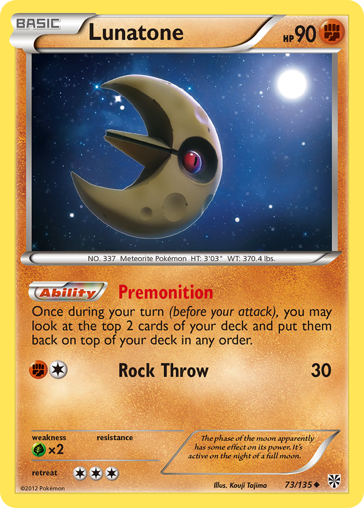 Lunatone  Plasma Storm - Uncommon