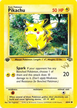 Pikachu [W Stamped] 060/64  WoTC Promo - Promo
