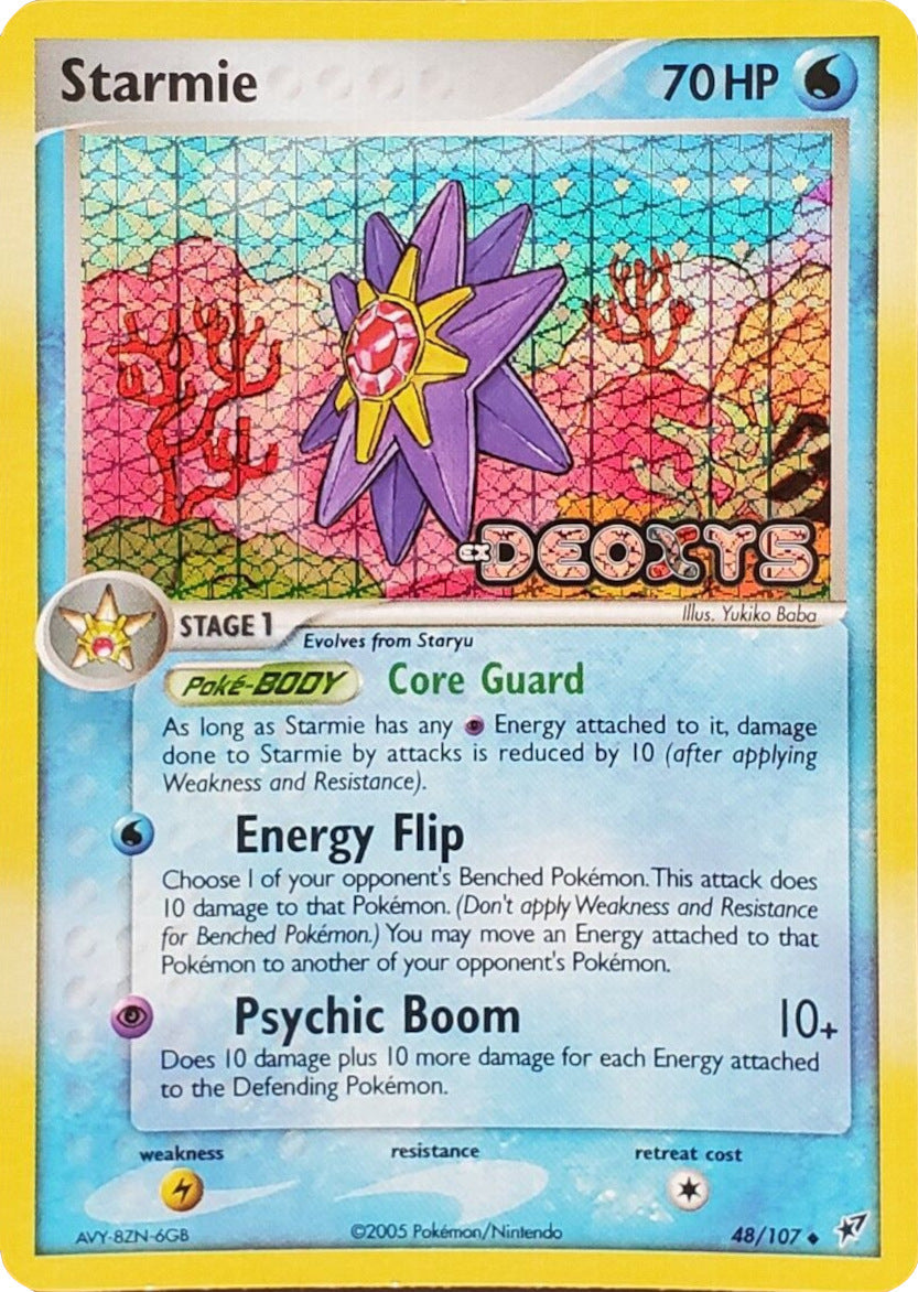Starmie  - Reverse Holofoil Deoxys - Uncommon