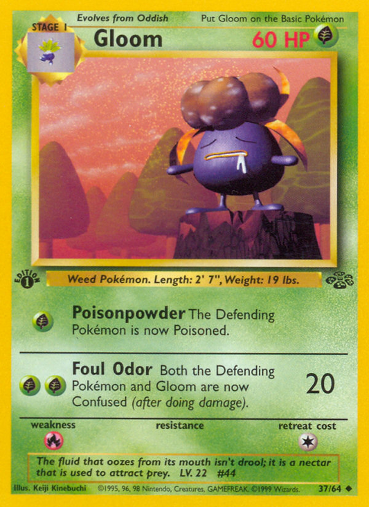 Gloom 037/64  - 1st Edition Jungle - Uncommon