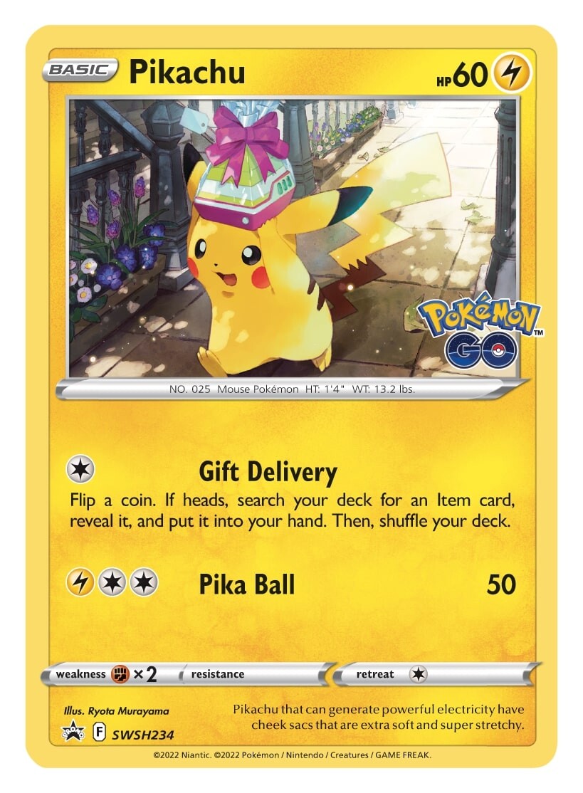 Pikachu SWSH234  - Holofoil SWSH Sword & Shield Promo Cards - Promo