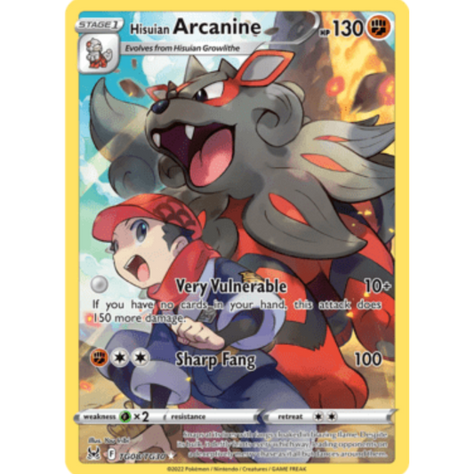 Hisuian Arcanine (TG08/TG30) [Sword & Shield: Lost Origin]