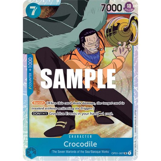 Crocodile (067) (OP01-067) - Romance Dawn Foil
