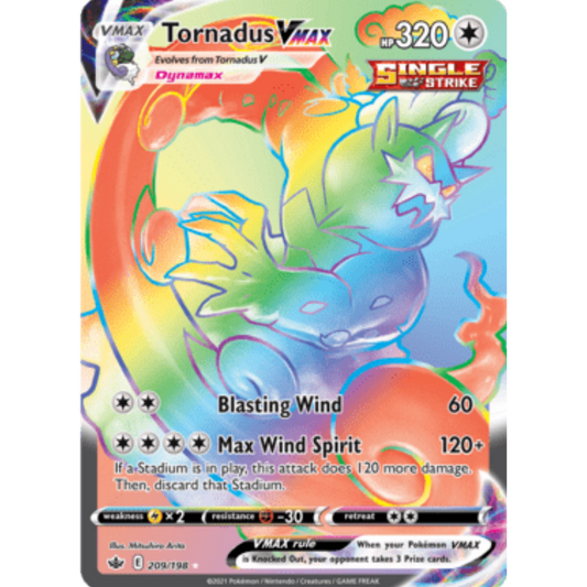 Tornadus VMAX (209/198) [Sword & Shield: Chilling Reign]