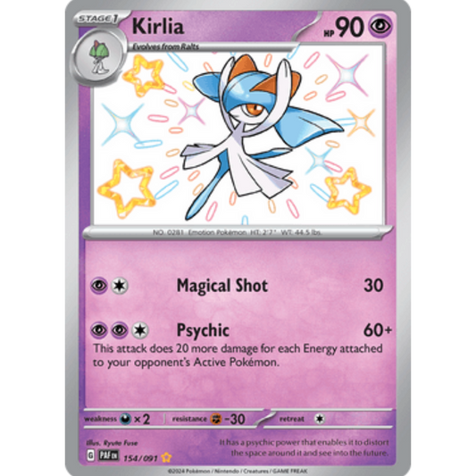 Kirlia (154/091) [Scarlet & Violet: Paldean Fates]