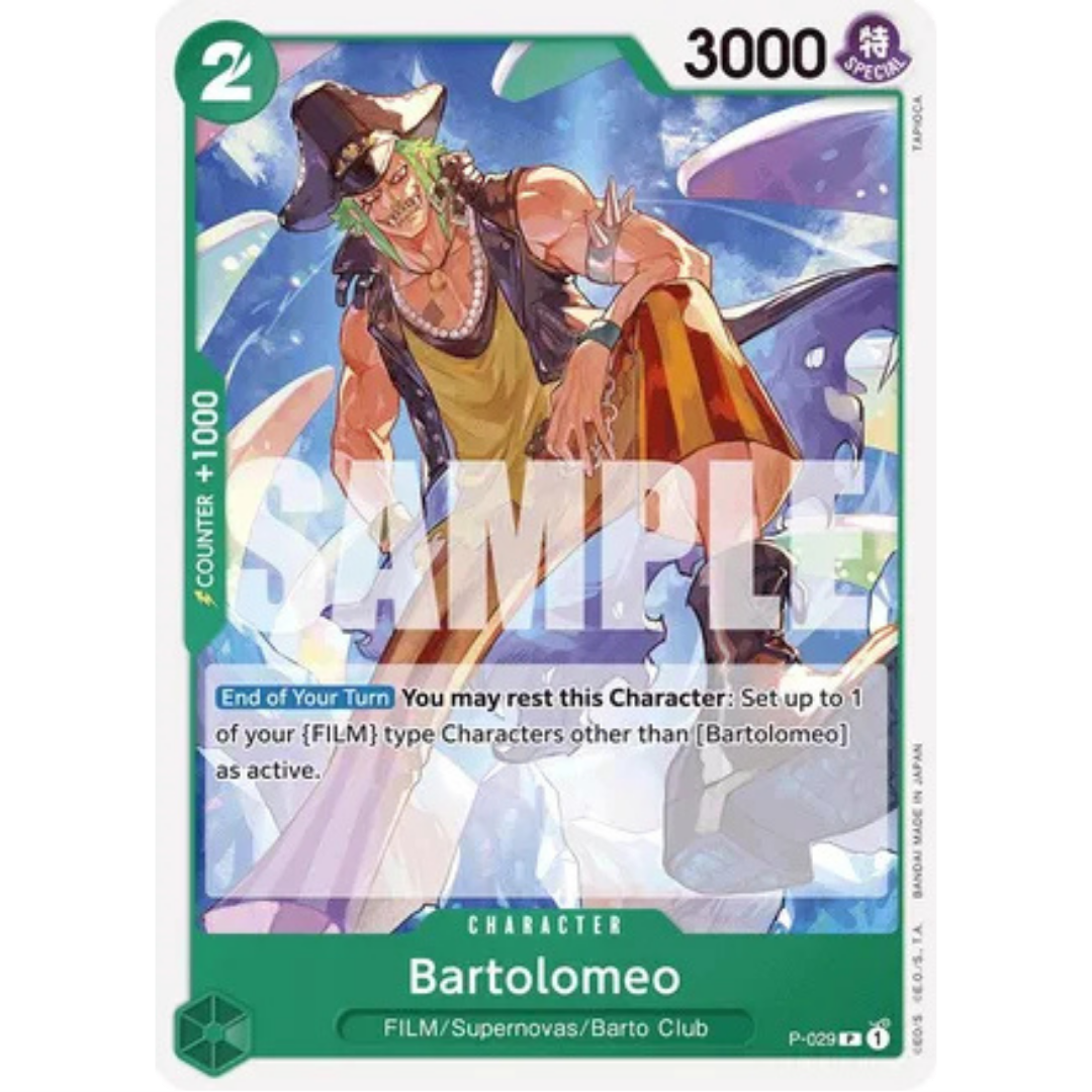 Bartolomeo (P-029) (Reprint) (P-029) - Premium Booster -The Best-