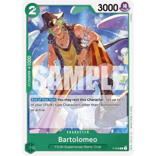 Bartolomeo (P-029) (Reprint) (P-029) - Premium Booster -The Best-