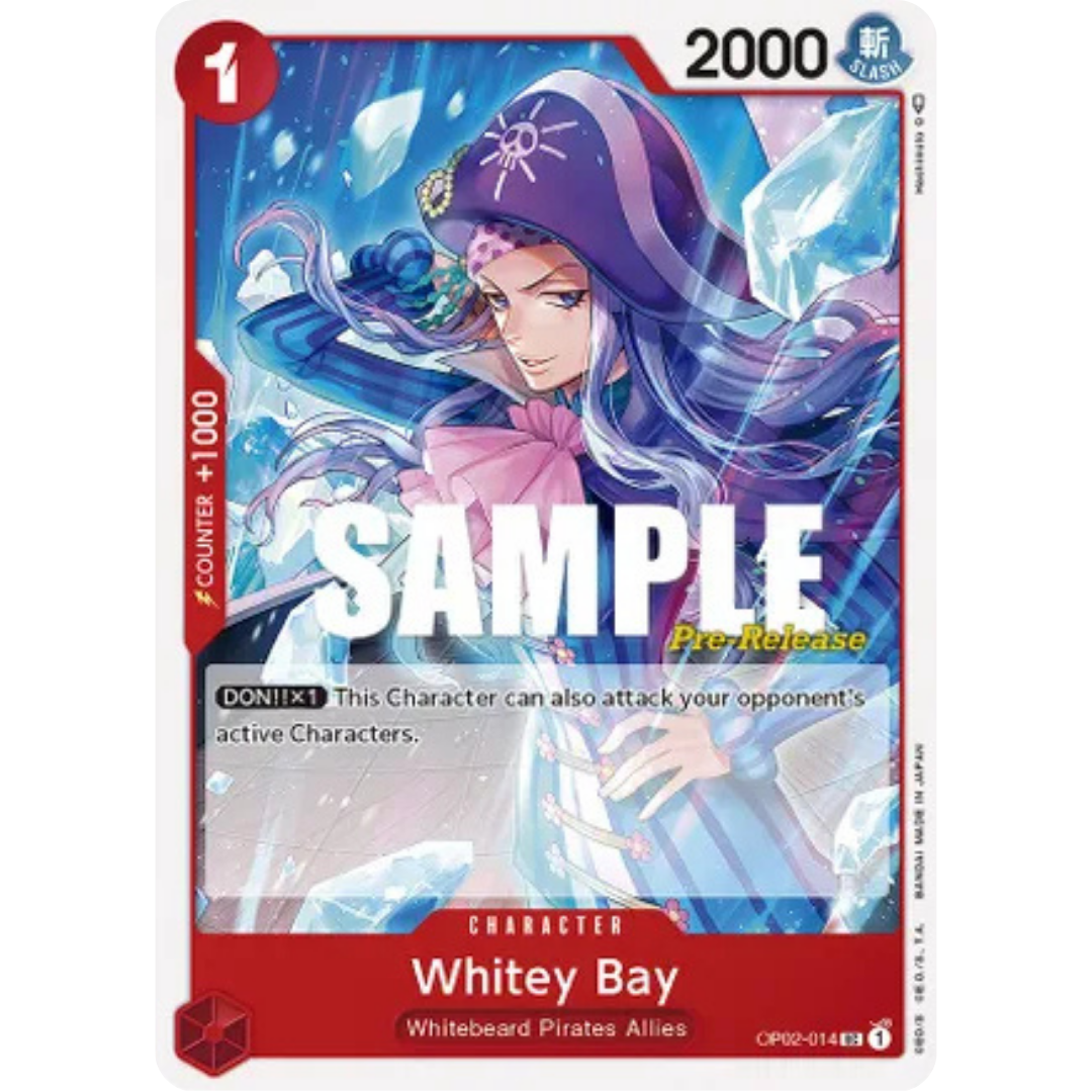 Whitey Bay (OP02-014) - Paramount War Pre-Release Cards
