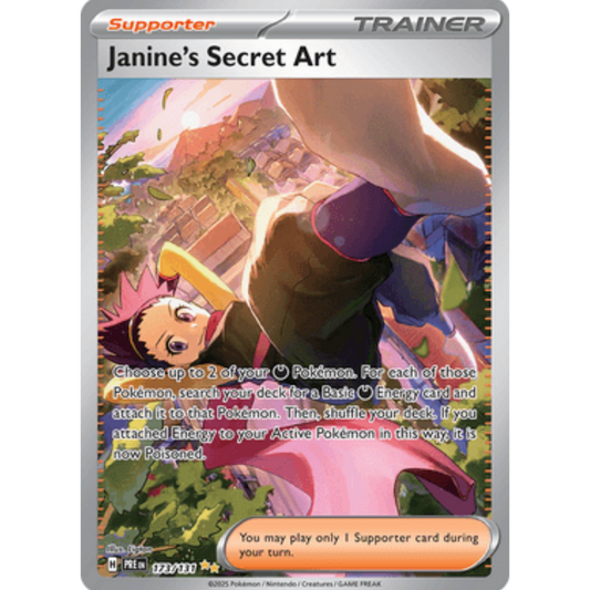 Janine's Secret Art 173/131  - Holofoil SV Prismatic Evolutions - Special Illustration Rare