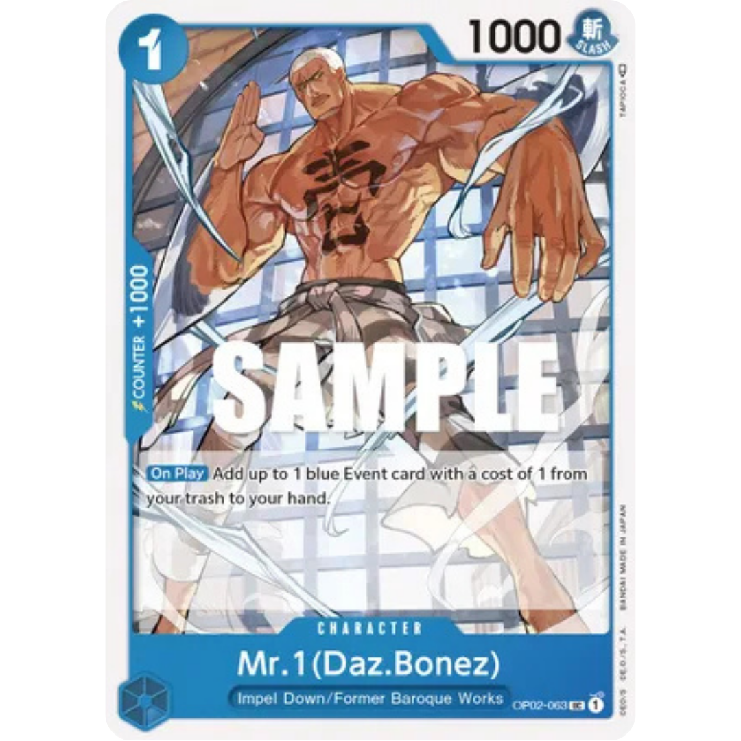 Mr.1 (Daz.Bonez) (OP02-063) - Paramount War