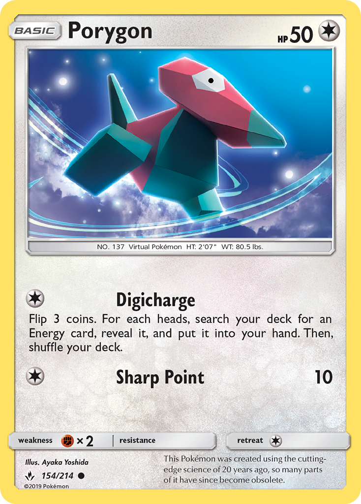 Porygon (154) 154  SM  Unbroken Bonds - Common