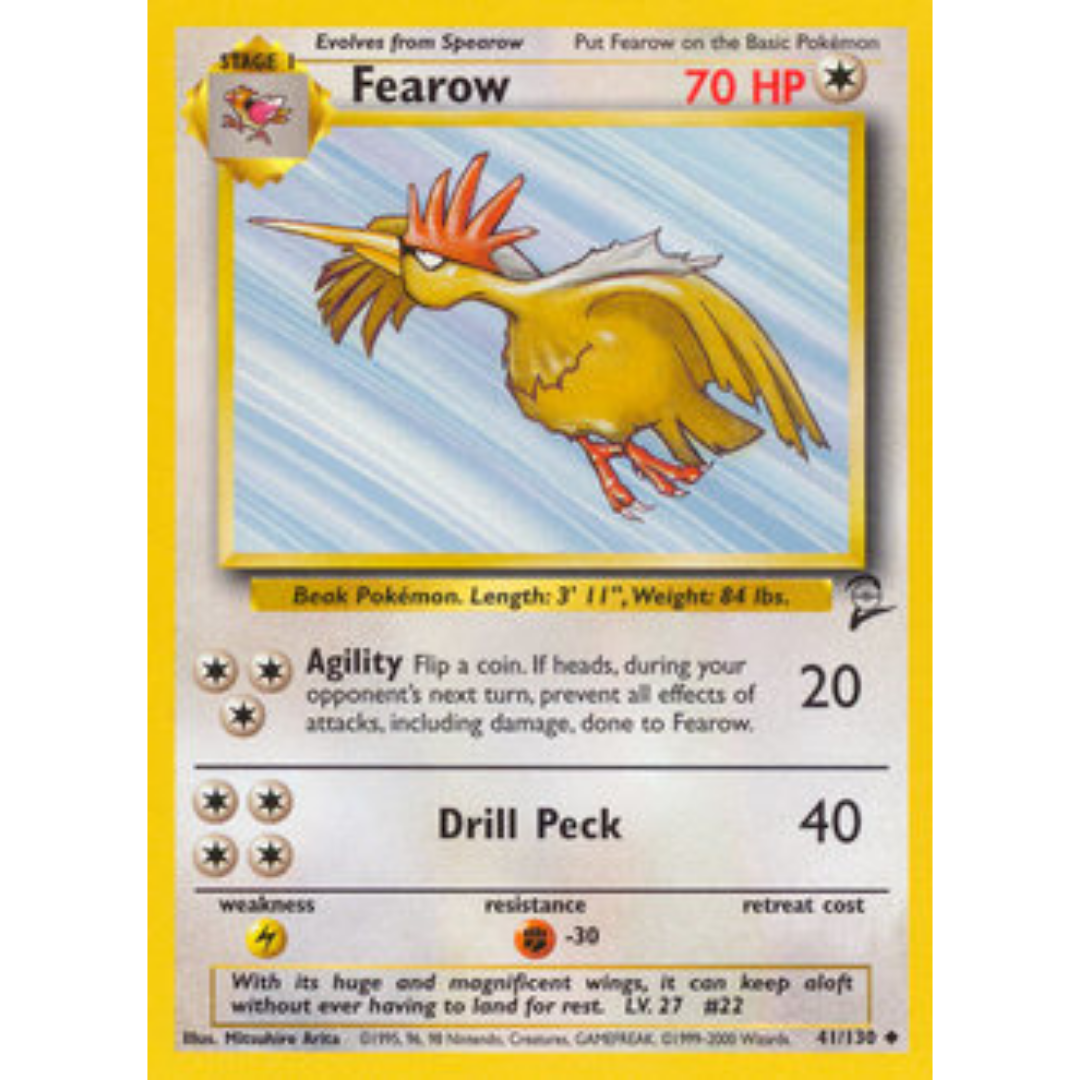 Fearow 041  Base Set 2 - Uncommon