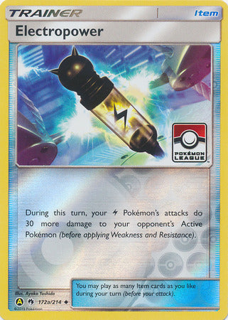 Electropower 172a/214  - Reverse Holofoil League & Championship Cards - Promo