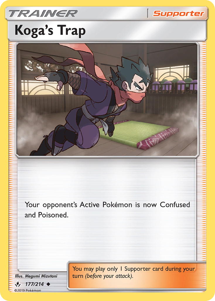 Koga's Trap 177  SM  Unbroken Bonds - Uncommon
