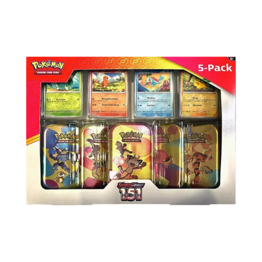 Costco Pokemon Scarlet & Violet 151 Mini Tin 5-pack (Meowth)