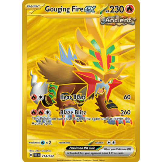 Gouging Fire ex (214/162) [Scarlet & Violet: Temporal Forces]