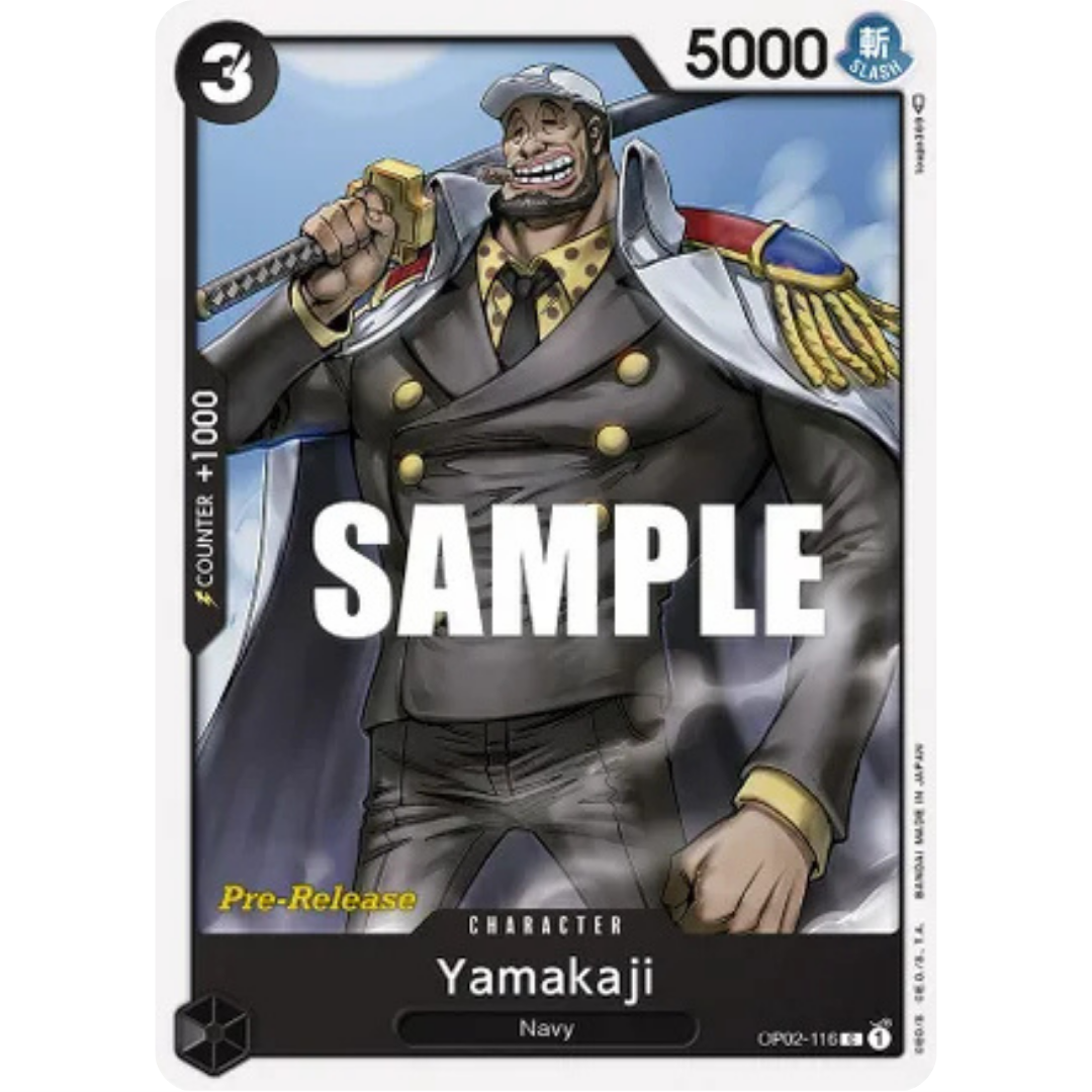 Yamakaji (OP02-116) - Paramount War Pre-Release Cards